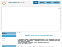 Tablet Screenshot of apartments-exadas.gr